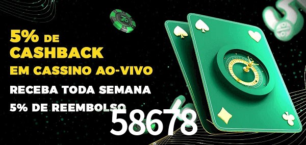 Promoções do cassino ao Vivo 58678